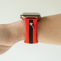 Skye Red & Black Smart Watch Band