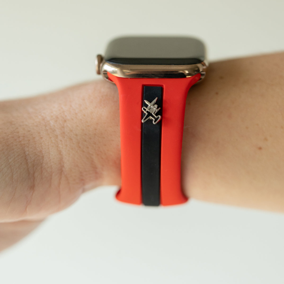 Come Fly With Me✈️ Red & Black Smart Watch Band