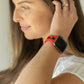 Come Fly With Me✈️ Red & Black Smart Watch Band