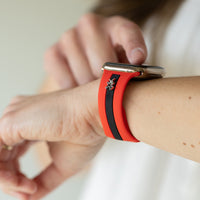 Come Fly With Me✈️ Red & Black Smart Watch Band