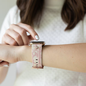 Authentic UpCycled C. Dior Pink Watch Band
