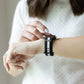 Skye Midnight Black & White Smart Watch Band