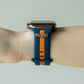 Skye Blue & Orange Smart Watch Band