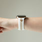 Skye White & Nude Sand Smart Watch Band