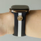 Skye Midnight Black & White Smart Watch Band