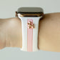 Skye White & Bubblegum Smart Watch Band