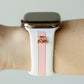 Skye White & Bubblegum Smart Watch Band