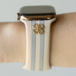 Skye Ivory & Gray Smart Watch Band