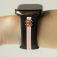 Skye Midnight Black & Pink Smart Watch Band