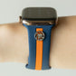 Skye Blue & Orange Smart Watch Band