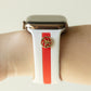 Skye White & Red Smart Watch Band