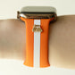 Skye Orange & White Smart Watch Band