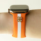 Skye Orange & White Smart Watch Band