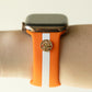 Skye Orange & White Smart Watch Band