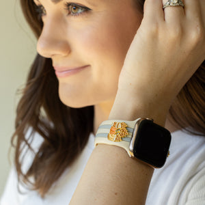 Can You 🐝🍂 It’s Fall Ivory & Gray Skye Watchband