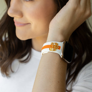 Can You 🐝🍂 It’s Fall White & Orange Skye Watchband