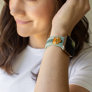 Can You 🐝🍂 It’s Fall Dusty Blue Green Skye Watchband