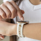 Skye White & Nude Sand Smart Watch Band