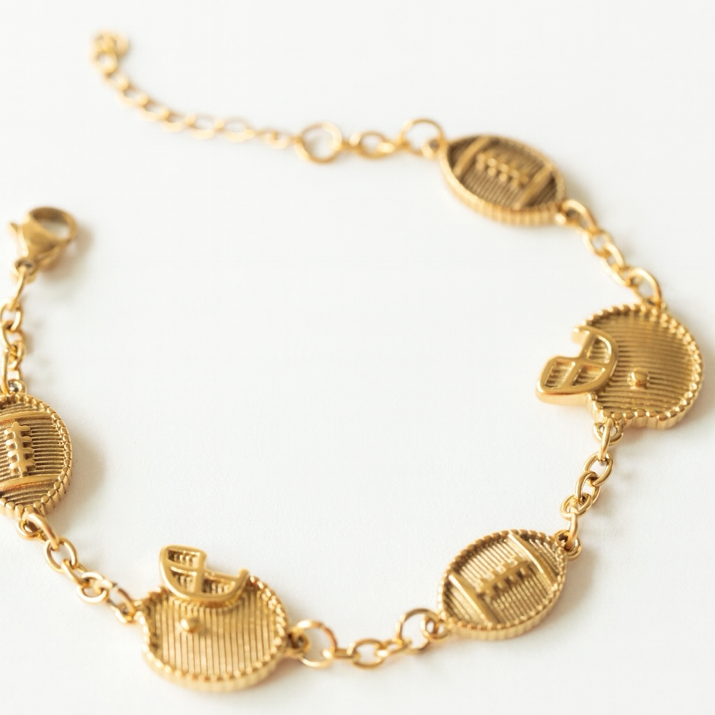 For the Love of Football Bracelet