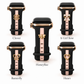 Skye Midnight Black & Pink Smart Watch Band