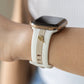 Skye White & Nude Sand Smart Watch Band