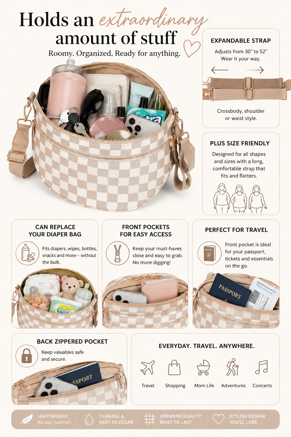 Sahara Everyday Crossbody Bag