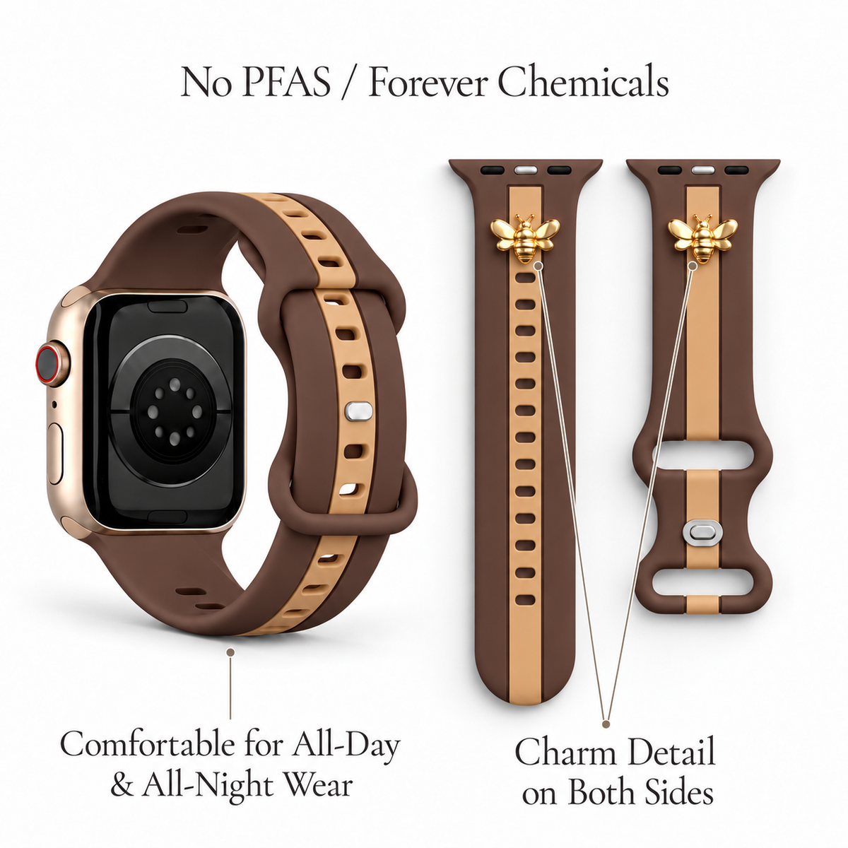 Skye Cocoa & Caramel Smart Watch Band