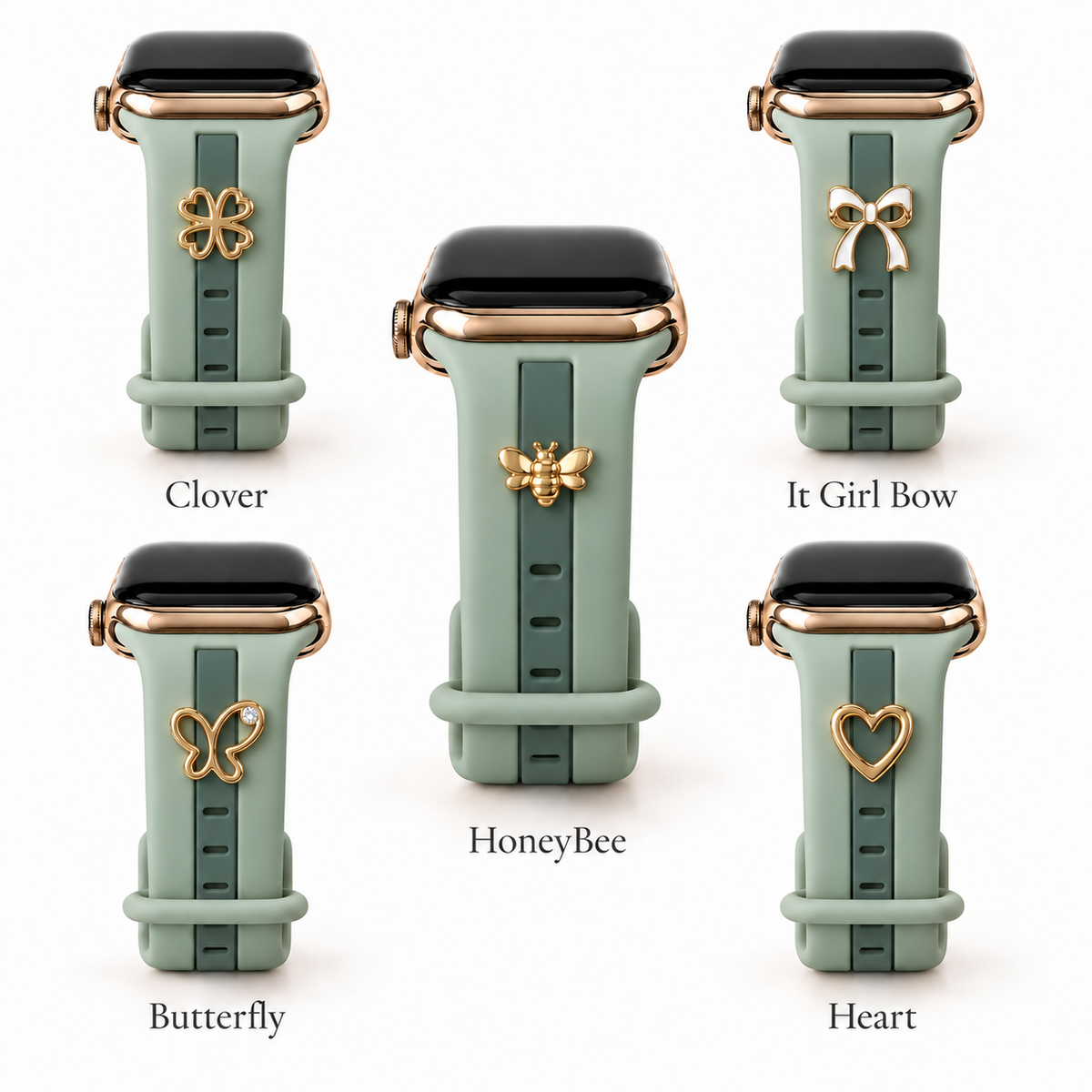 Skye Dusty Blue & Green Smart Watch Band