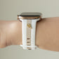 Skye White & Nude Sand Smart Watch Band