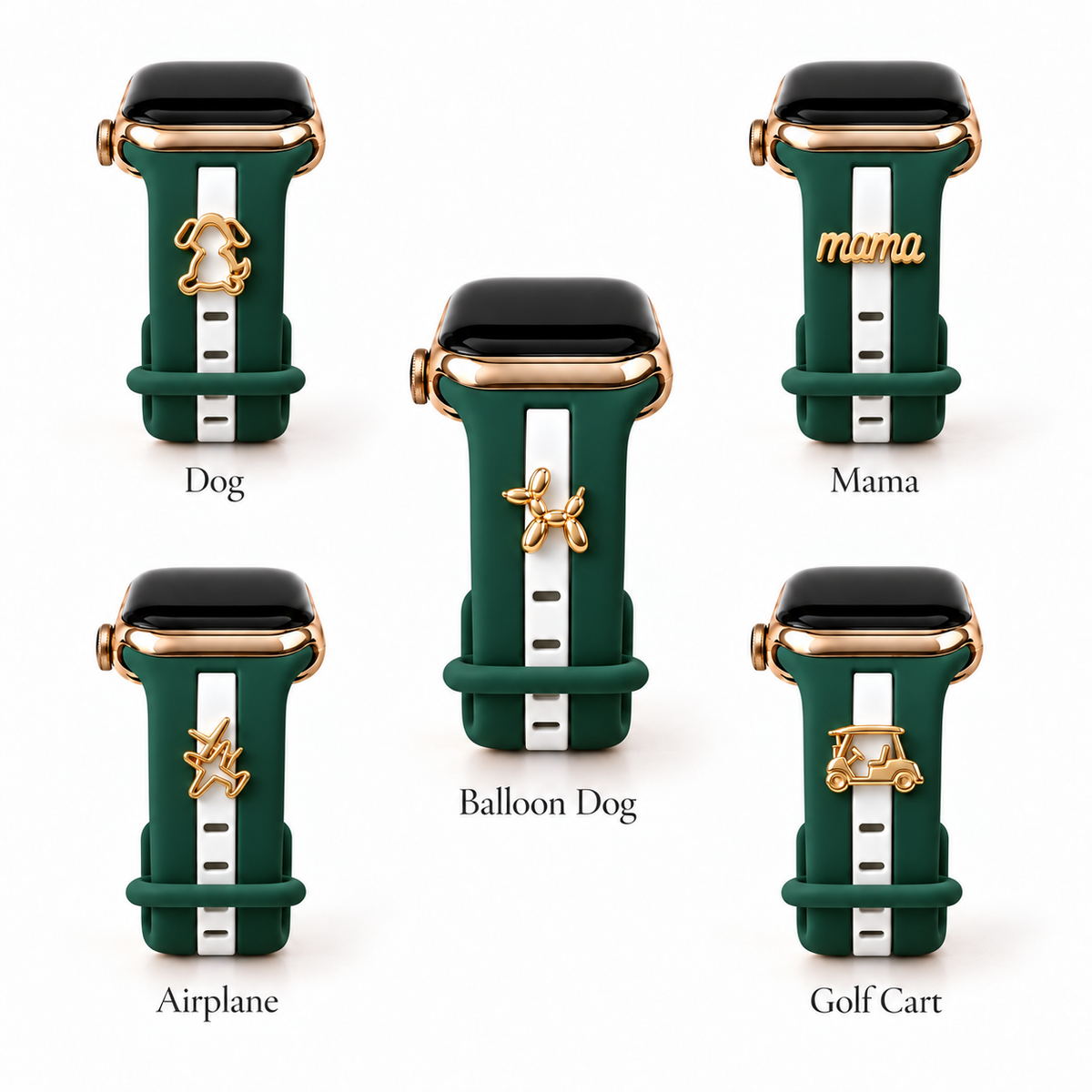 Skye Forest Green Smart Watch Band