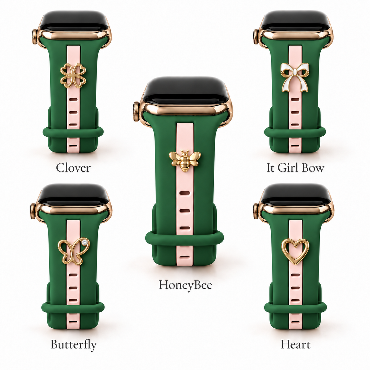 Skye Pink & Green Smart Watch Band