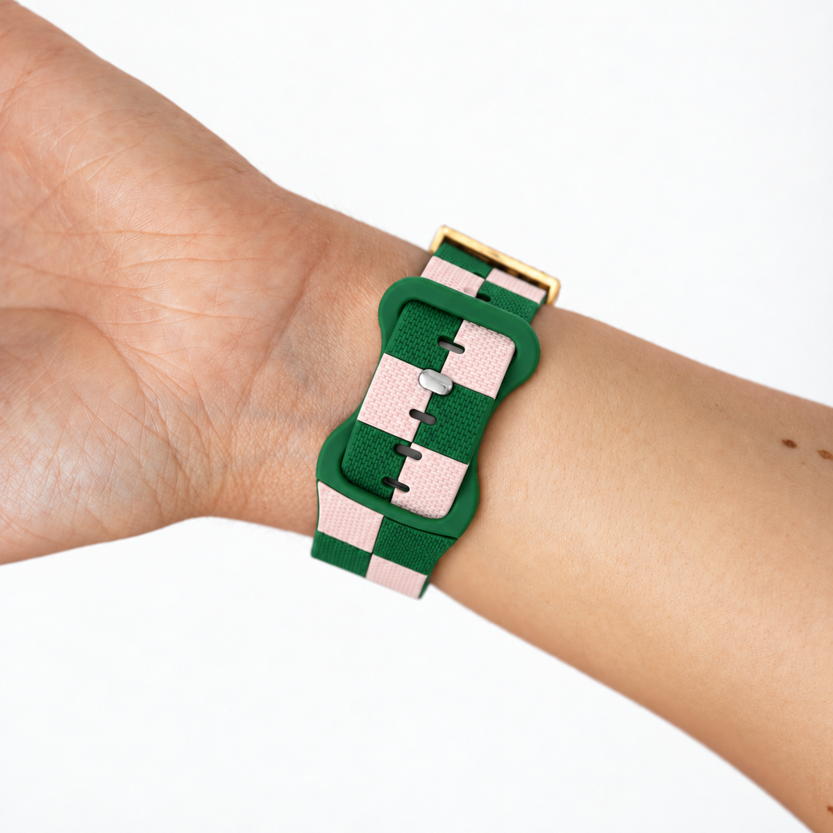 Downtown Green & Pink Smart Watch Band