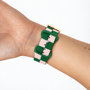 Downtown Green & Pink Smart Watch Band