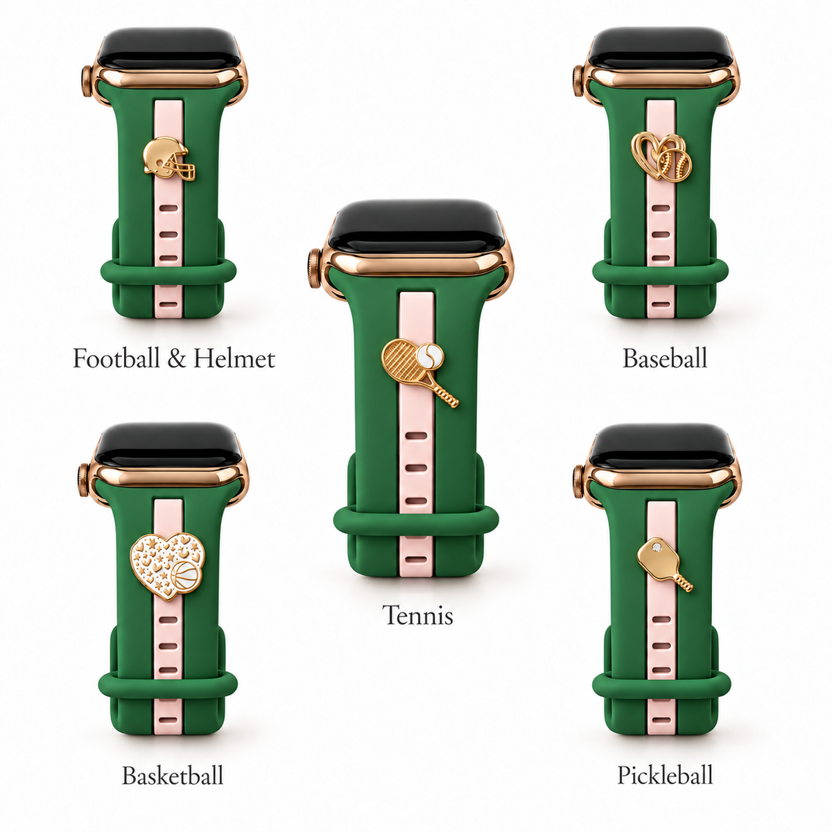 Skye Pink & Green Smart Watch Band