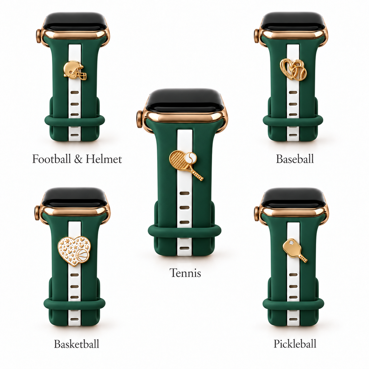Skye Forest Green Smart Watch Band
