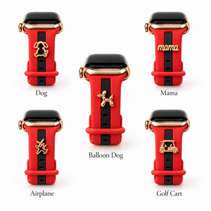 Skye Red & Black Smart Watch Band
