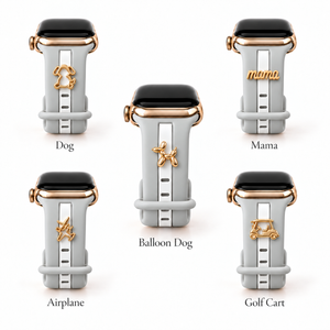 Skye Gray & White Smart Watch Band