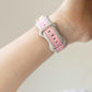 Honey Bee 2.0 Pink and Gray Apple Watch Band - Strawberry Avocados