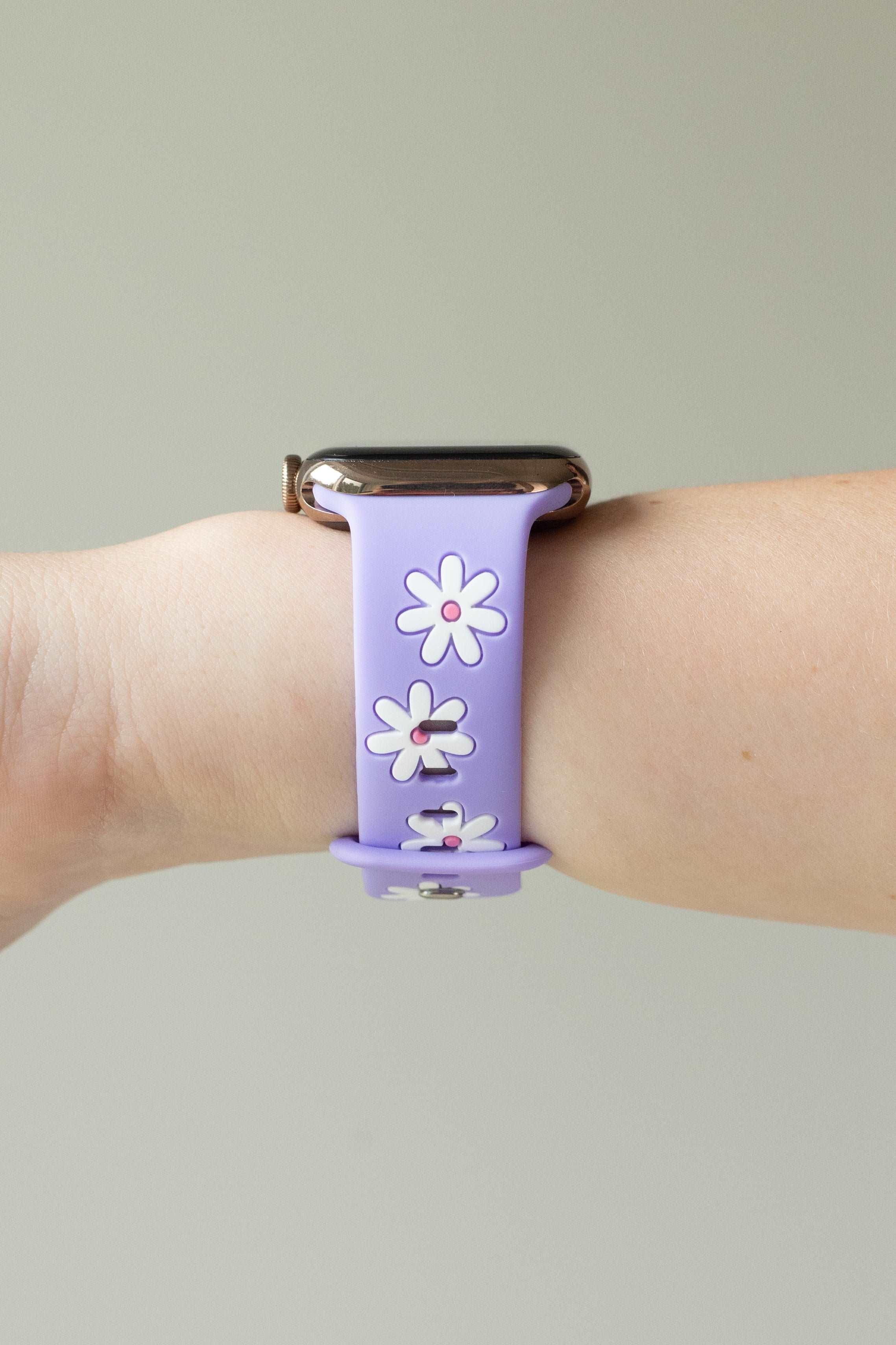 Darling Daisy Purple Fields Apple Watch Band Strawberry Avocados