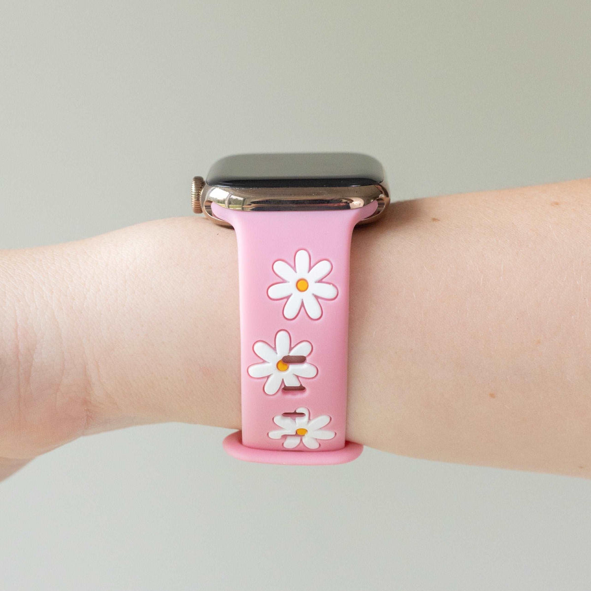 Darling Daisy Blushing Pink Apple Watch Band