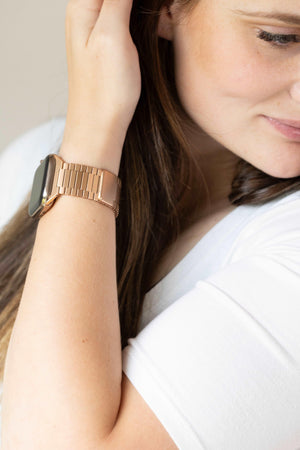 Paige Rose Gold Apple Watch Band
