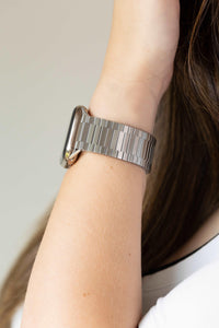 Paige Silver Apple Watch Band