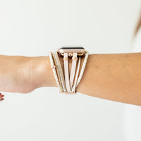 Solange Faux Leather Smart Watch Band