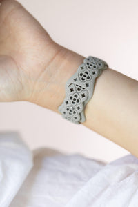 Luna Gray-iege Apple Watch Band
