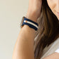 Navy Blue & White Apple WatchBand Football Fever Starting Line Up ‘23 - Strawberry Avocados