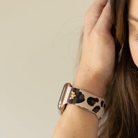 Coco Belle Brown Leopard Apple Watch Band - Strawberry Avocados