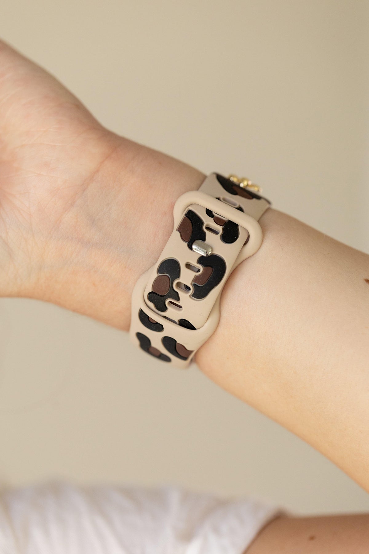 Coco Belle Brown Leopard Apple Watch Band