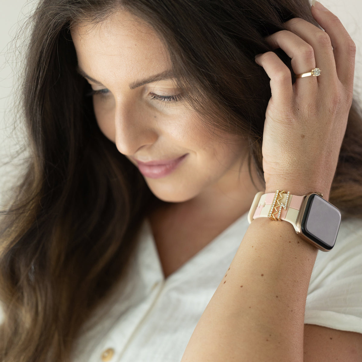 Downtown Blushing Pink Smart Watch Band