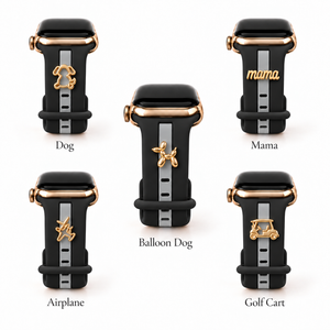 Skye Black & Gray Smart Watch Band
