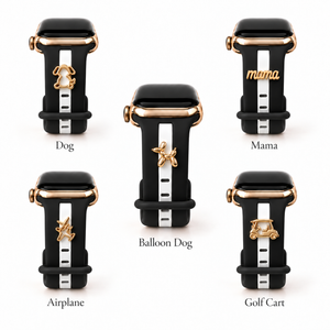 Skye Midnight Black & White Smart Watch Band